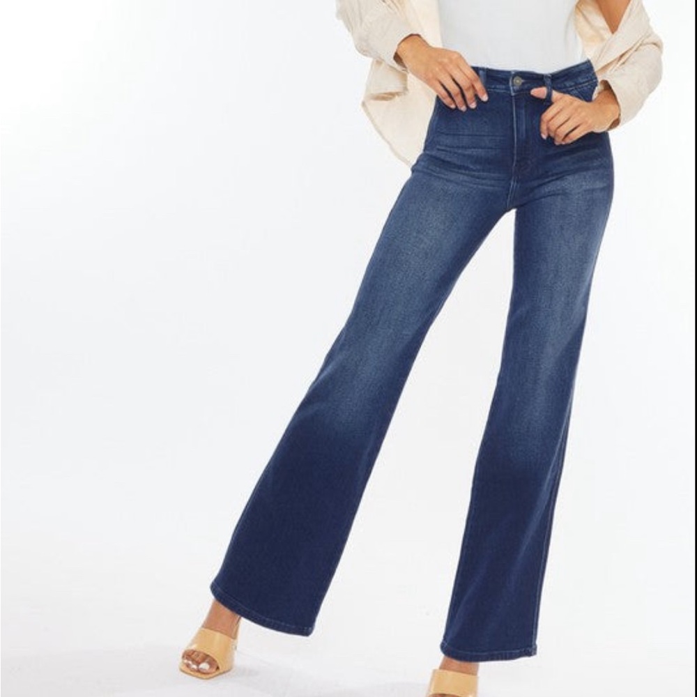 High waisted bell bottom